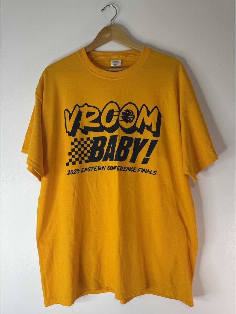 Indiana Pacers 2025 NBA Vroom Baby Shirt Eastern Conference Finals XL